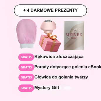 MelvéeGlow - Gładka golarka do ciała